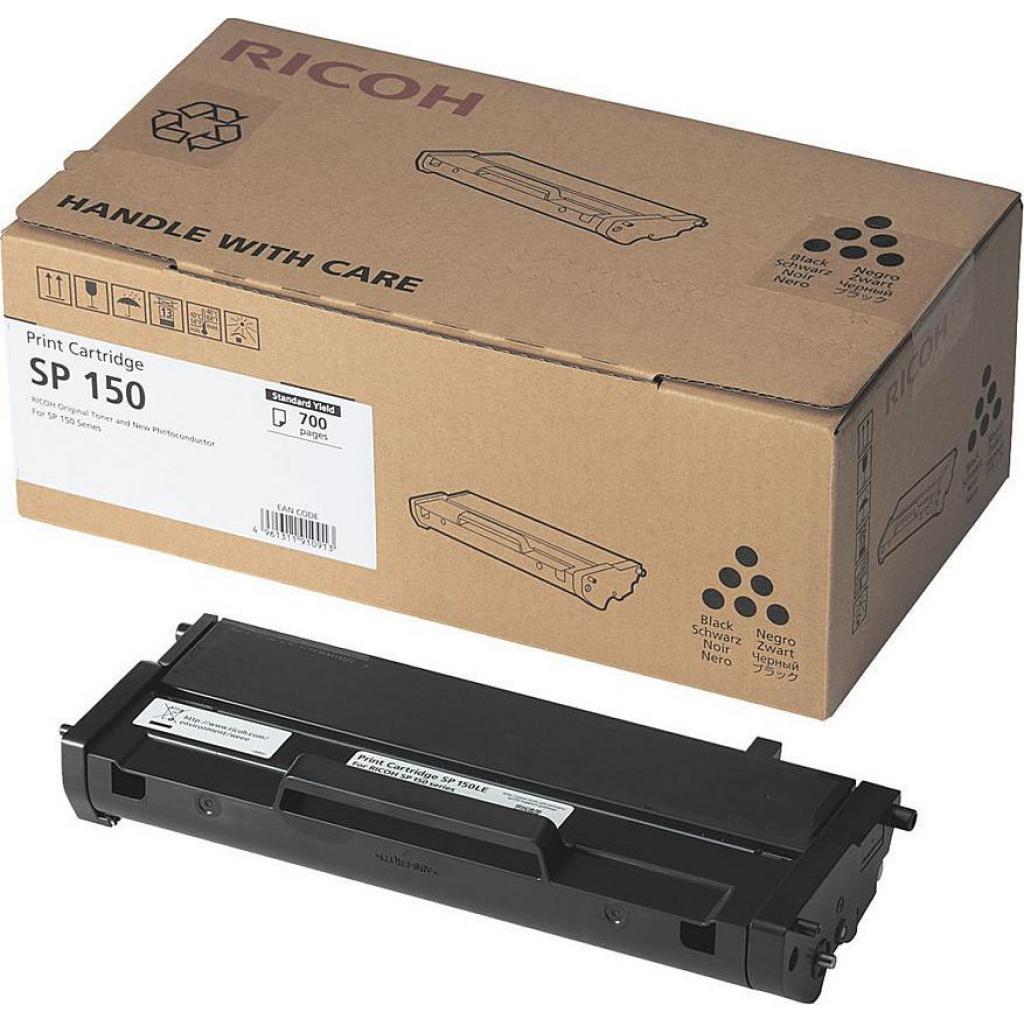 Тонер-картридж Ricoh SP150 Black 0,7 K (407971) - зображення 1