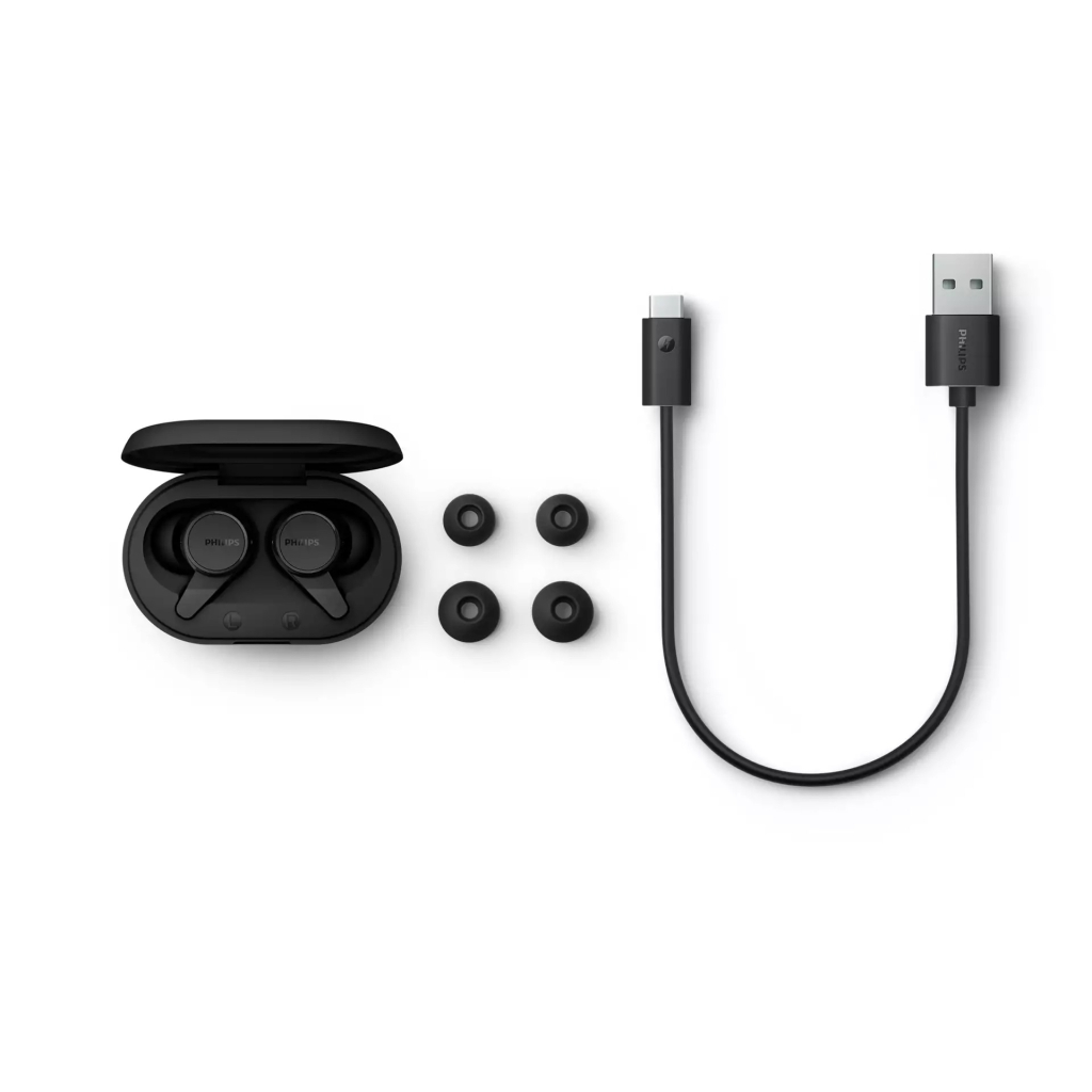 Навушники Philips TAT1207 True Wireless IPX4 Black (TAT1207BK/00) - зображення 7
