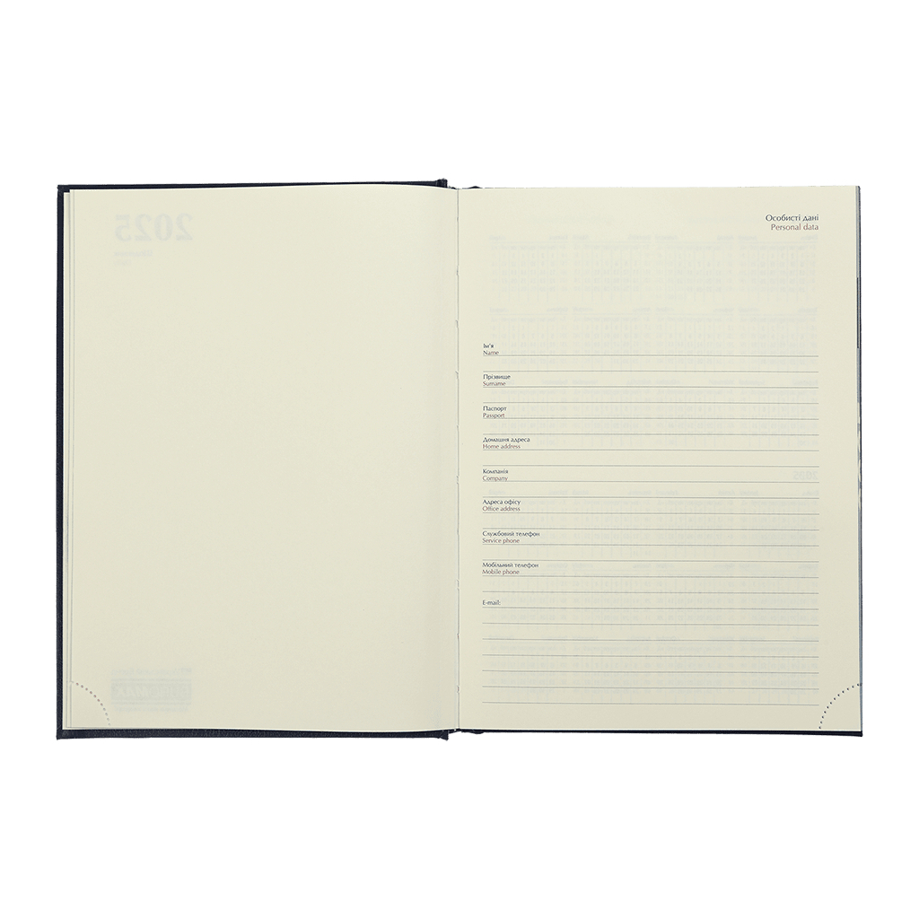 Тижневик Buromax датований 2025 CLASSIC, А5 червоний (BM.21121-05) - зображення 5