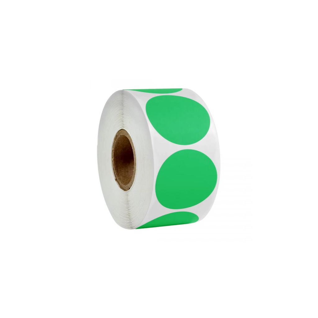 Етикетка UKRMARK термо ECO 38x38/ 0.1тис, коло, зелений (900390) - изображение 1
