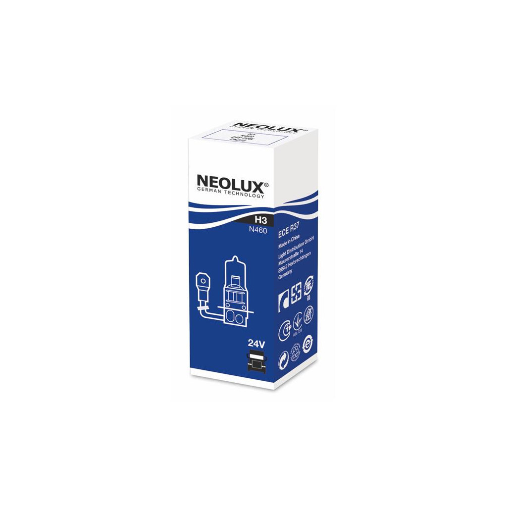 Автолампа Neolux галогенова 70W (N460) - зображення 2