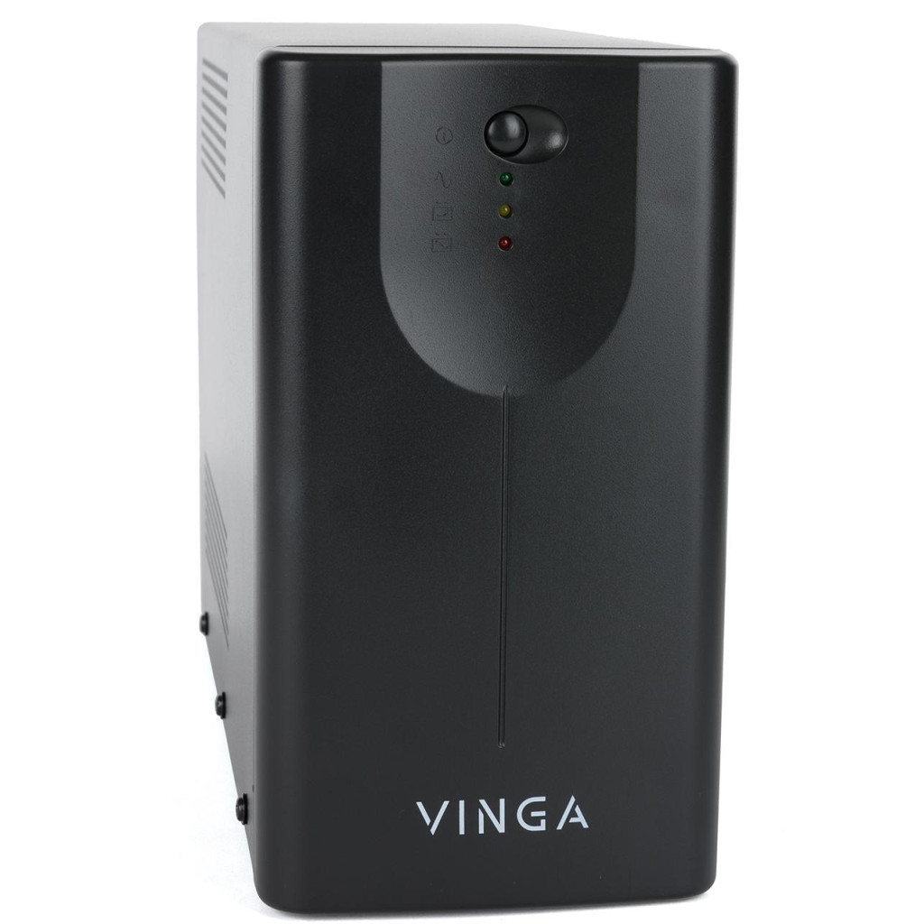 Пристрій безперебійного живлення Vinga LED 600VA metal case with USB (VPE-600MU) - зображення 9