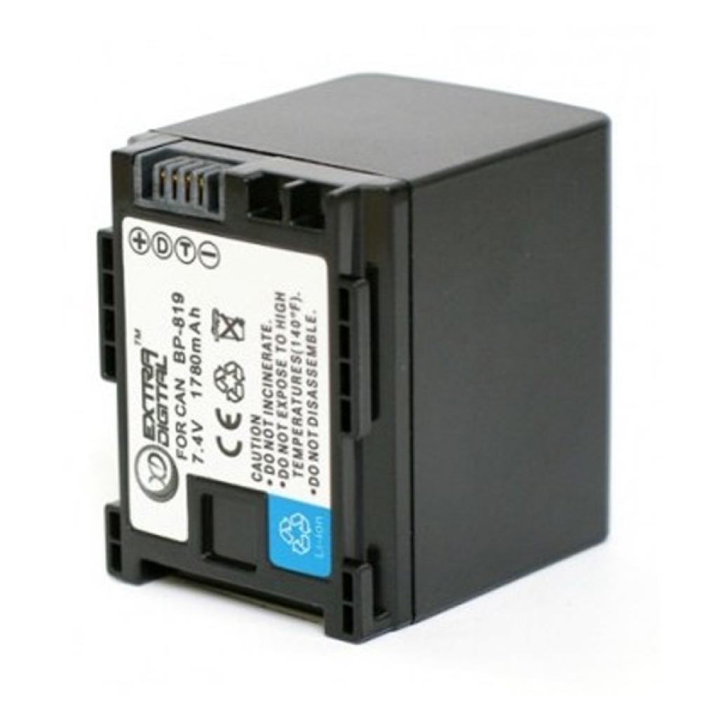 Акумулятор до фото/відео Extradigital Canon BP-819 Chip (DV00DV1245) - зображення 2
