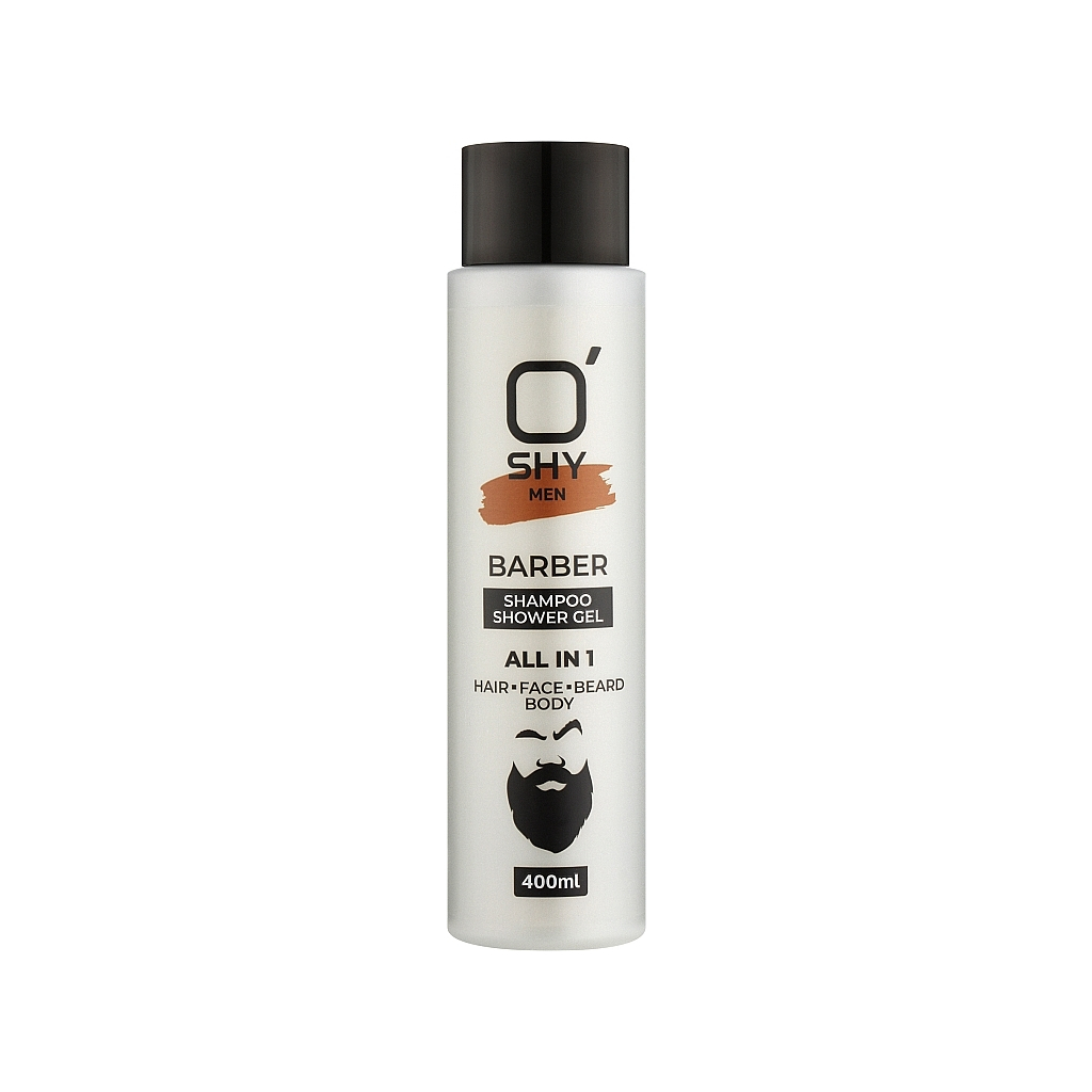 Гель для душу O'Shy Barber Men 2 в 1 400 мл (4820263231722) - зображення 1