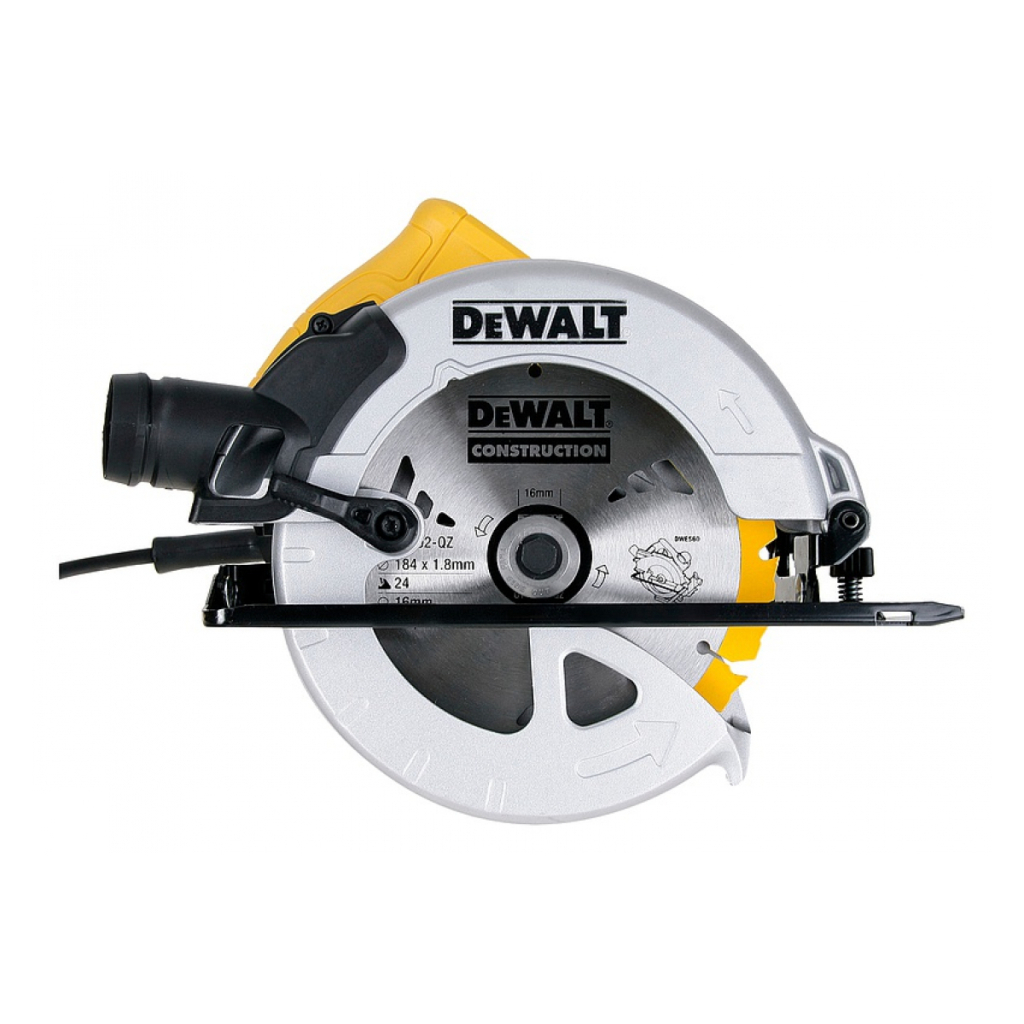 Дискова пила DeWALT 1350 Вт, диск 184х16 мм, 3.66 кг (DWE560) - зображення 3