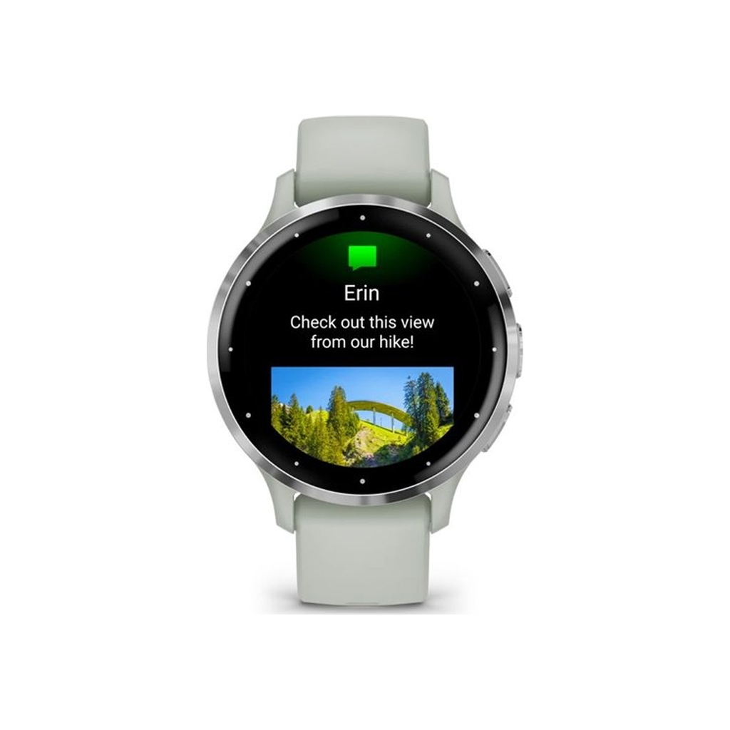 Смарт-годинник Garmin Venu 3S, Sage Gray + Passivated, GPS (010-02785-01) - зображення 7