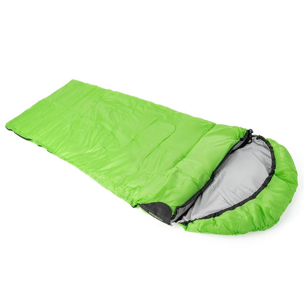Спальний мішок Кемпінг Peak 200L з капюшоном Green (4823082714995) - зображення 1