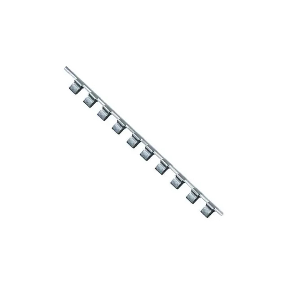 Полиця для інструменту Toptul планка-тримач для головок 1/4"x260x12шт (BKAC0812) - зображення 1