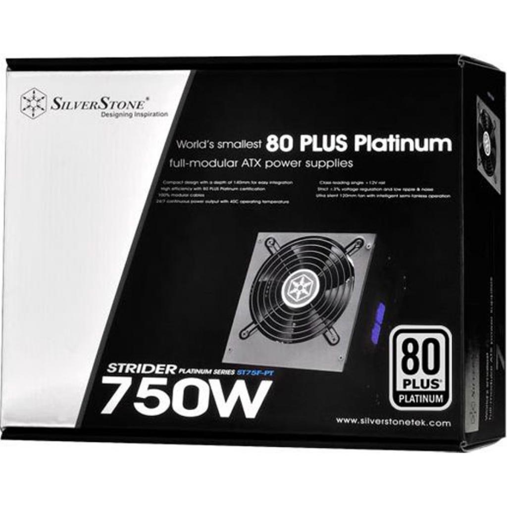 Блок живлення Silver Stone 750W STRIDER (SST-ST75F-PT) - зображення 9