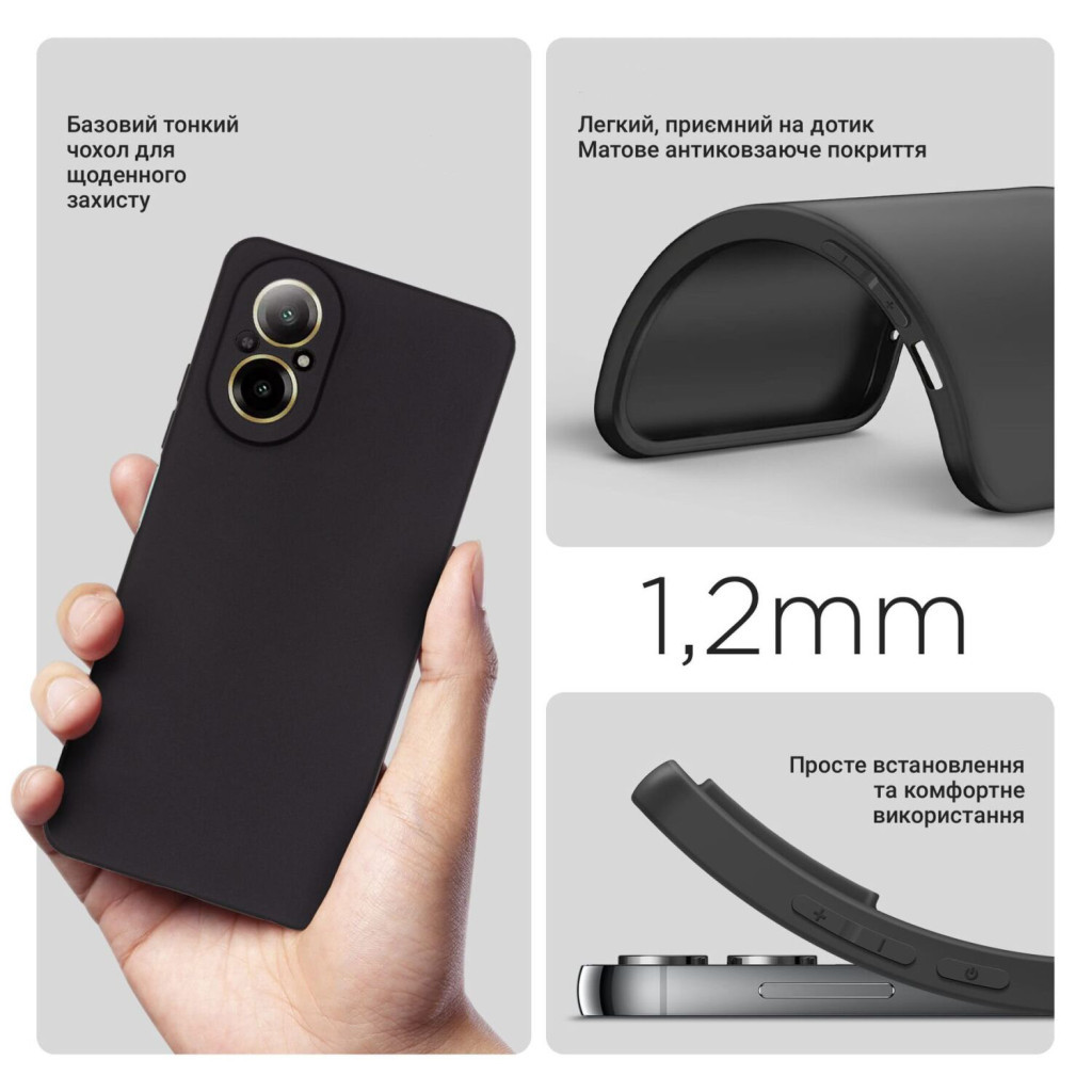 Чохол до мобільного телефона BeCover Realme C67 4G Black (710929) - зображення 2