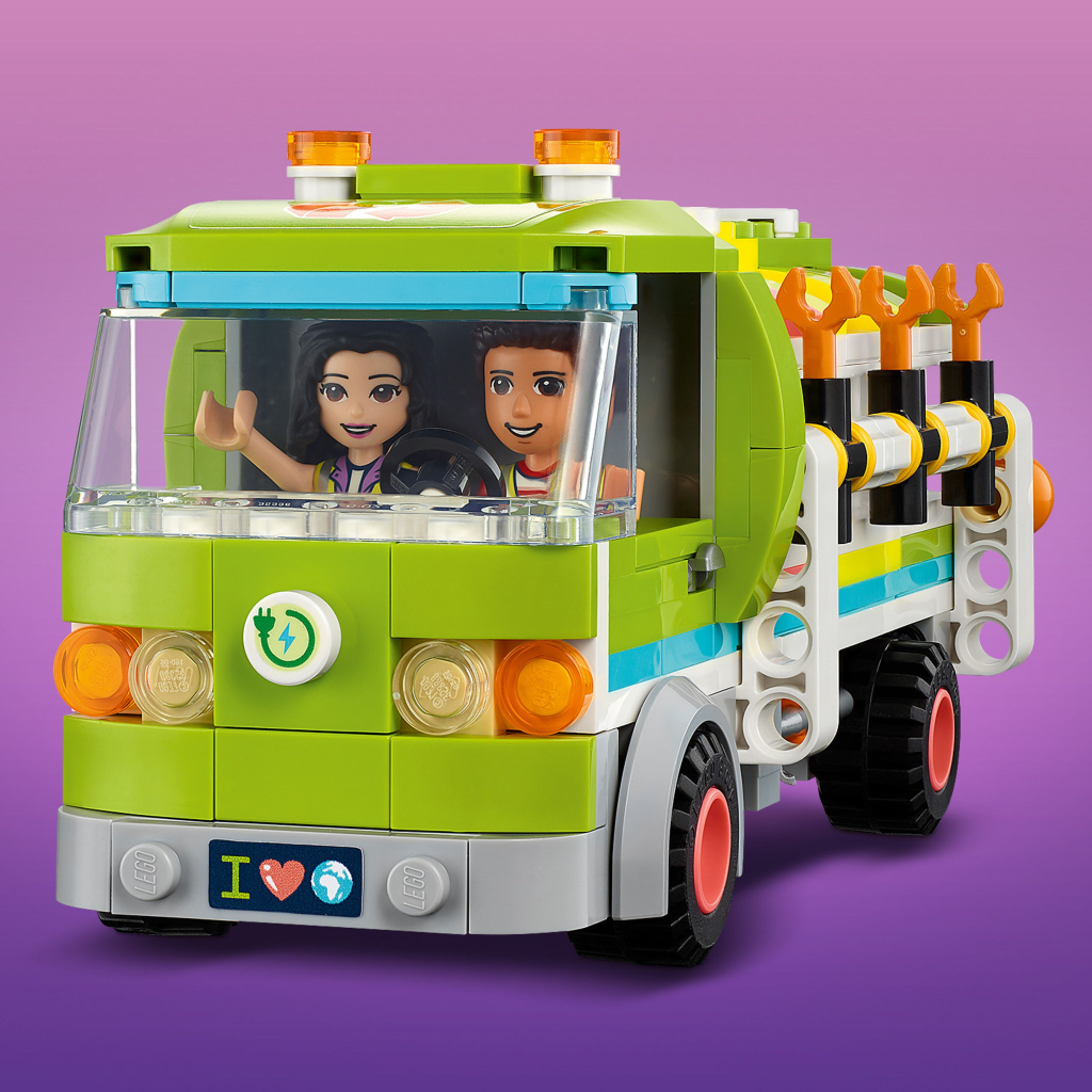 Конструктор LEGO Friends Сміттєпереробна вантажівка 259 деталей (41712) - зображення 6