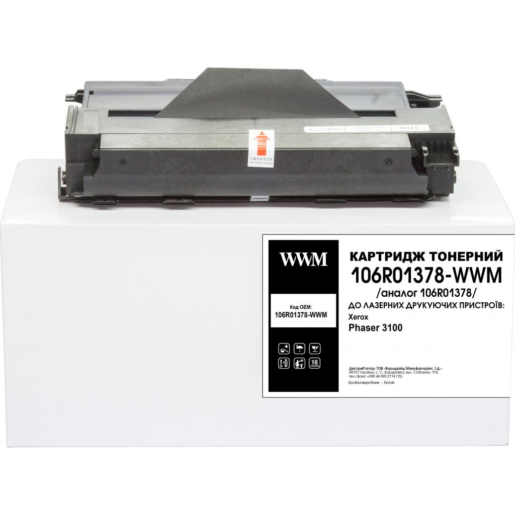 Тонер-картридж WWM Xerox Ph3100 Black (106R01378-WWM) - зображення 1