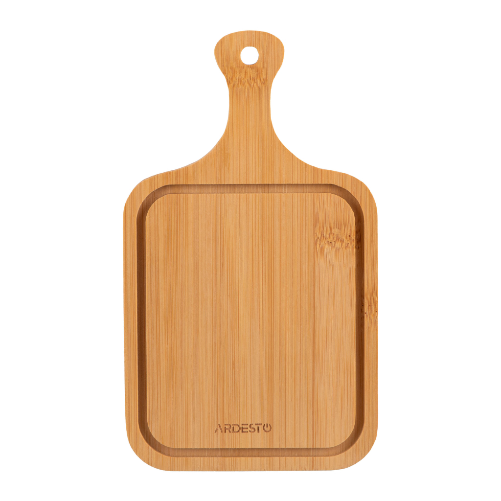 Дошка для подачі Ardesto Midori, 2 предмети, 19х11х0.8см, бамбук, нержавіюча сталь (AR0936) - picture 4