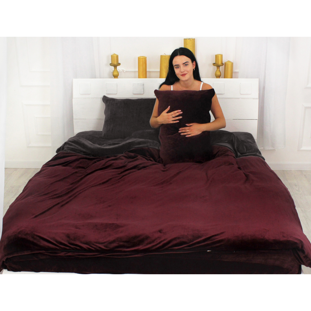 Постільна білизна MirSon Велюр Winter Frost 28-0003 + 28-0002 Protea Velvet 160х220 (2200004005812) - зображення 2