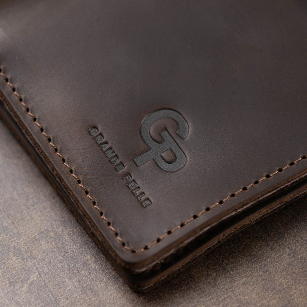 Портмоне Grande Pelle Шкіряне Коричневе (11515) - зображення 10