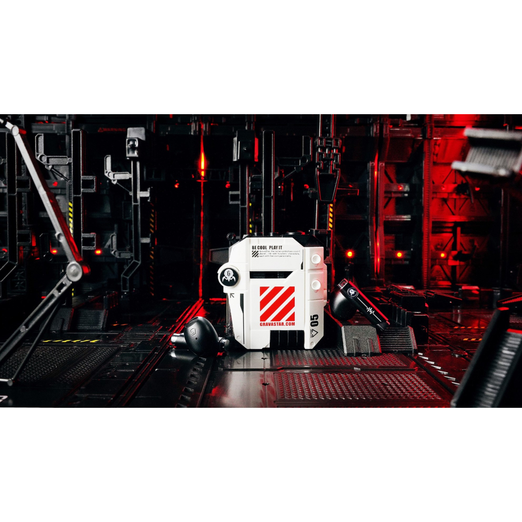 Навушники GravaStar Sirius P5 TWS BT 5.2 IPX4 Defense Mecha (GRAVASTARP5_MECHA_WHT_V2) - зображення 11