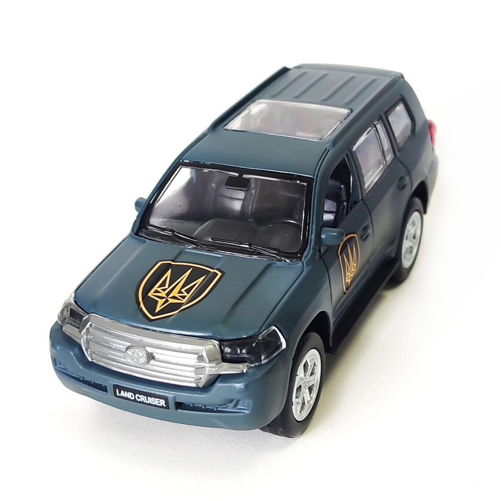 Машина TechnoDrive серії Шеврони Героїв - Toyota Land Сruiser - Рубіж (KM6010) - зображення 1