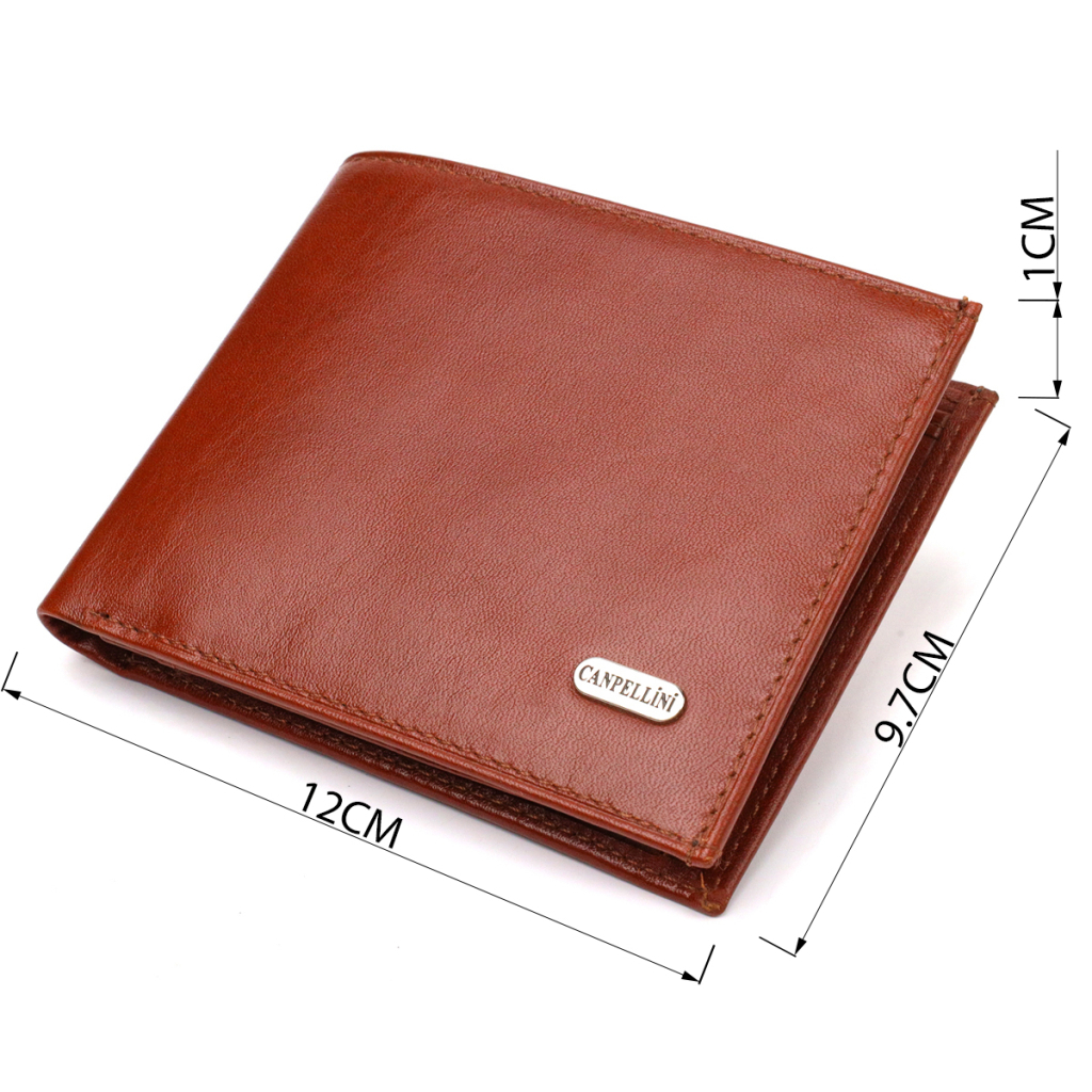 Гаманець Canpellini З натуральної шкіри Коричневий (21762) - зображення 3