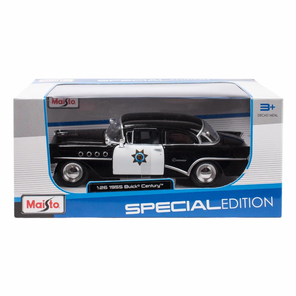 Машина Maisto 1955 Buick Century (1:26) чорний (31295 black) - зображення 5