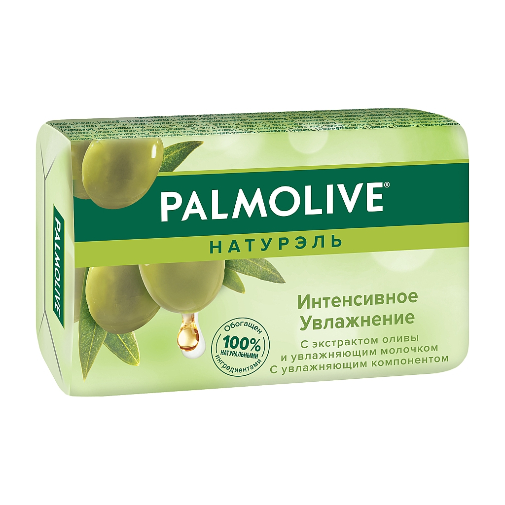 Тверде мило Palmolive Натурель Інтенсивне зволоження з екстрактом Оливи і зволожуючим молочком 90 г (8693495032766/8693495033985) - зображення 1