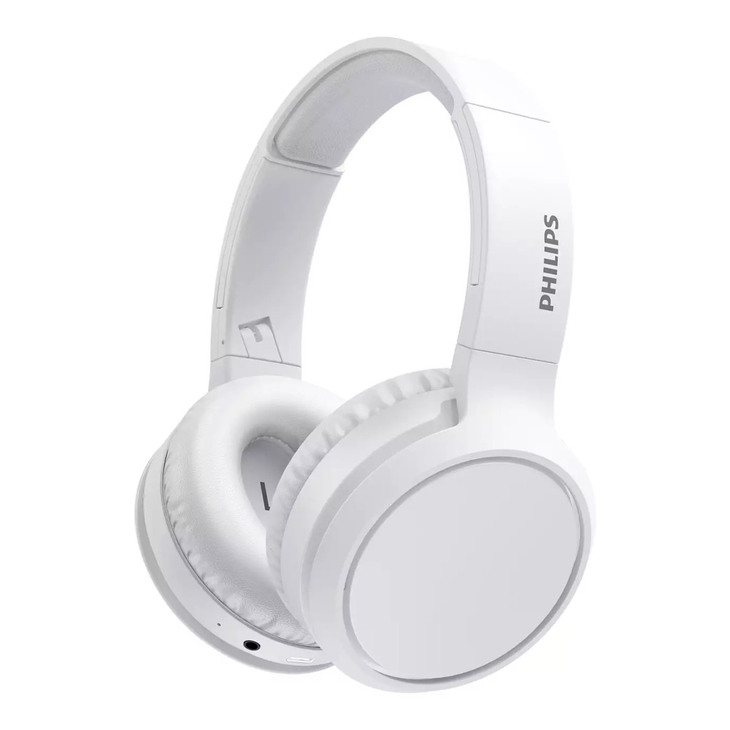 Навушники Philips TAH5205 Over-ear ANC Wireless Mic White (TAH5205WT/00) - зображення 1