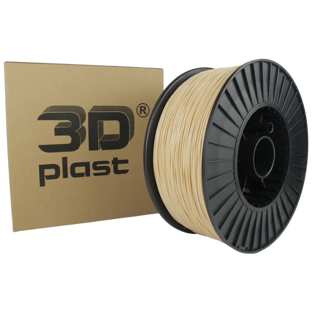 Пластик для 3D-принтера 3Dplast PETG 1.75мм, 3кг, beige (3DPTG1753BZH) - зображення 1