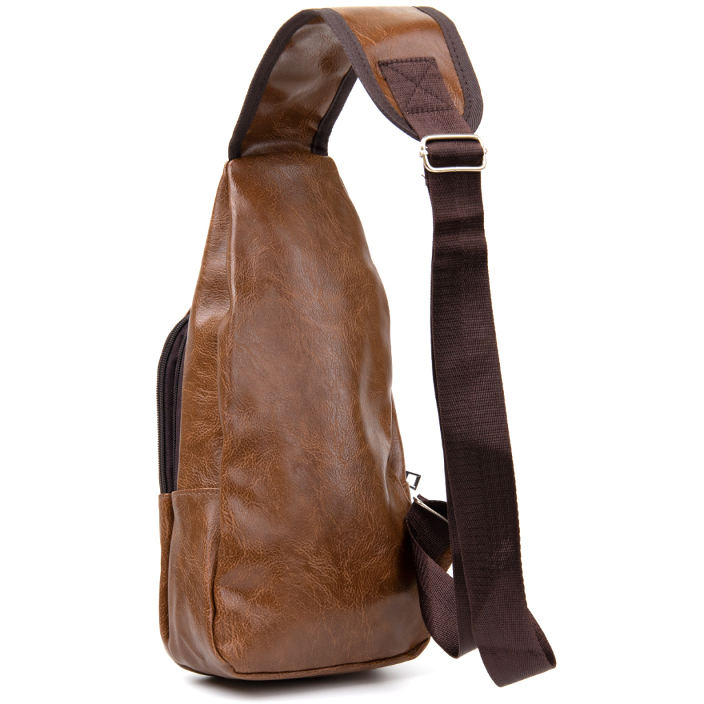 Сумка Vintage Через плече на два відділення Світло-коричнева (20561) - зображення 2