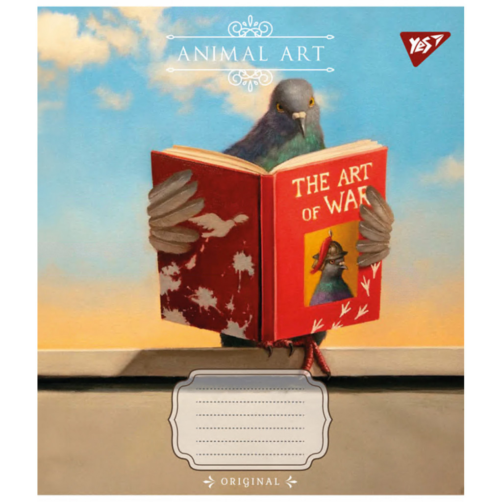 Зошит Yes Animal art 36 аркушів лінія (767081) - зображення 3