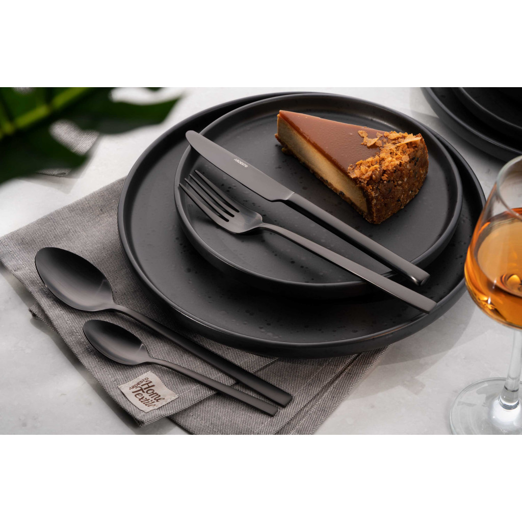 Набір столових приборів Ardesto Black Mars Favola 4 предмета Чорний (AR0704FSB) - изображение 3