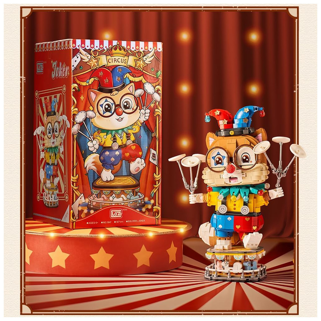 Конструктор LOZ mini Клоун Білка (1947) - зображення 7