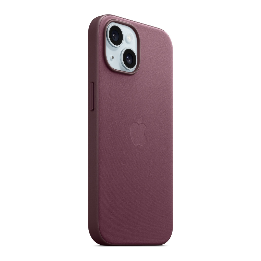 Чохол до мобільного телефона Apple iPhone 15 FineWoven Case with MagSafe Mulberry (MT3E3ZM/A) - зображення 6