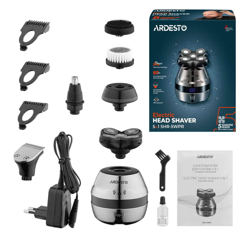 Електробритва Ardesto SHR-5WPR - изображение 11