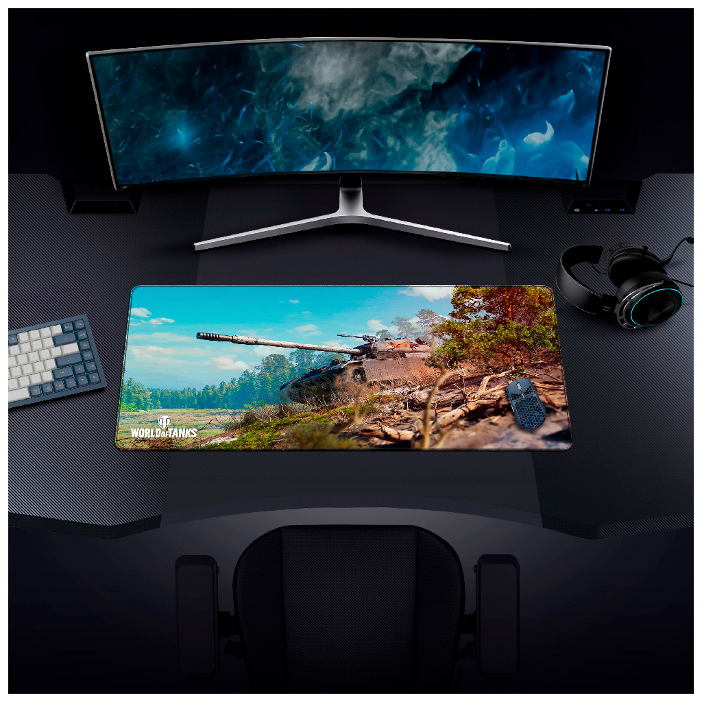 Килимок для мишки Wargaming World of Tanks CS-52 LIS Out of the Woods XL Multicolored (FSWGMP_52WOOD_XL) - изображение 7