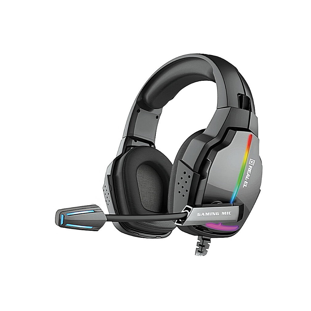 Навушники REAL-EL GDX-7680 Black - зображення 1