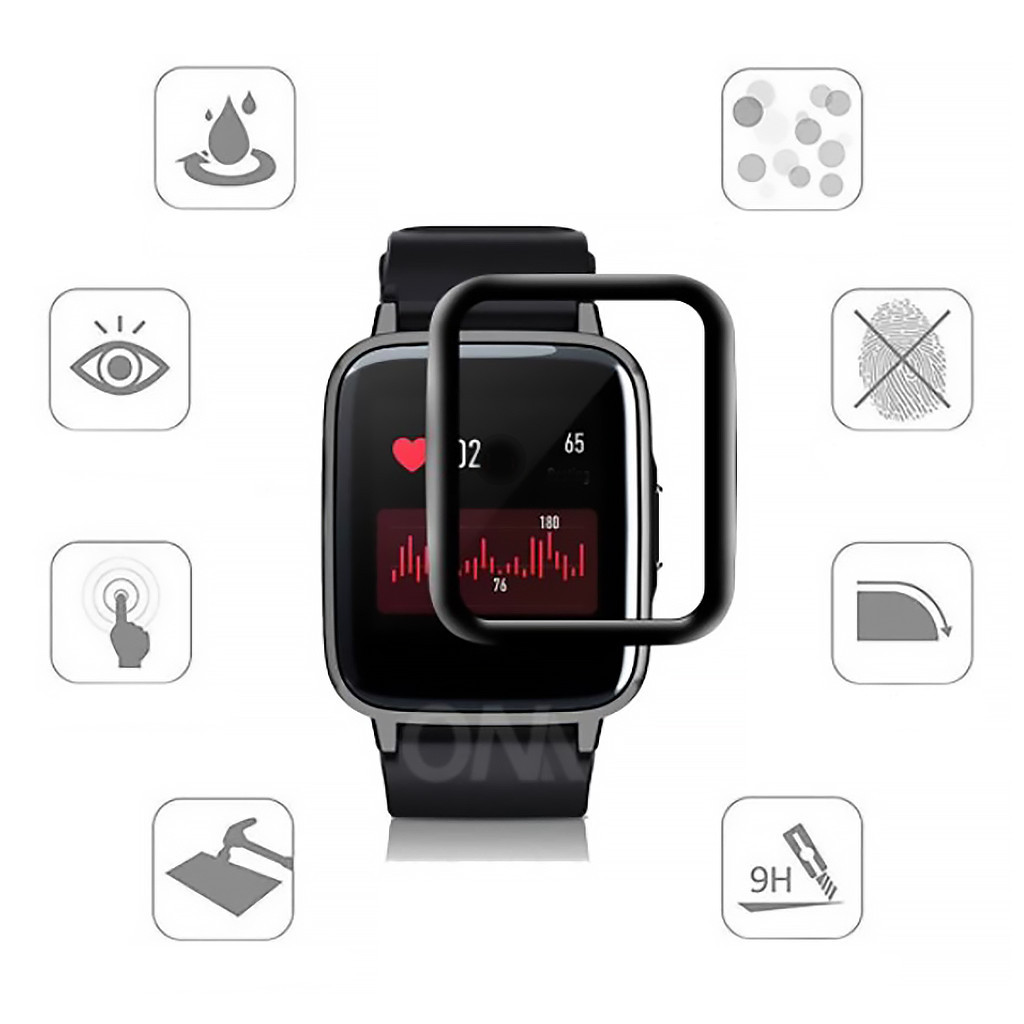 Плівка захисна BeCover Xiaomi Haylou Smart Watch LS01 Black (706039) - зображення 4