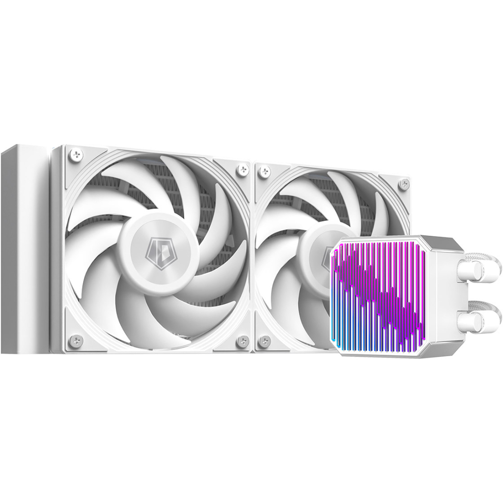 Система рідинного охолодження ID-Cooling DX240 Max White (DX240 MAX WHITE) - зображення 1
