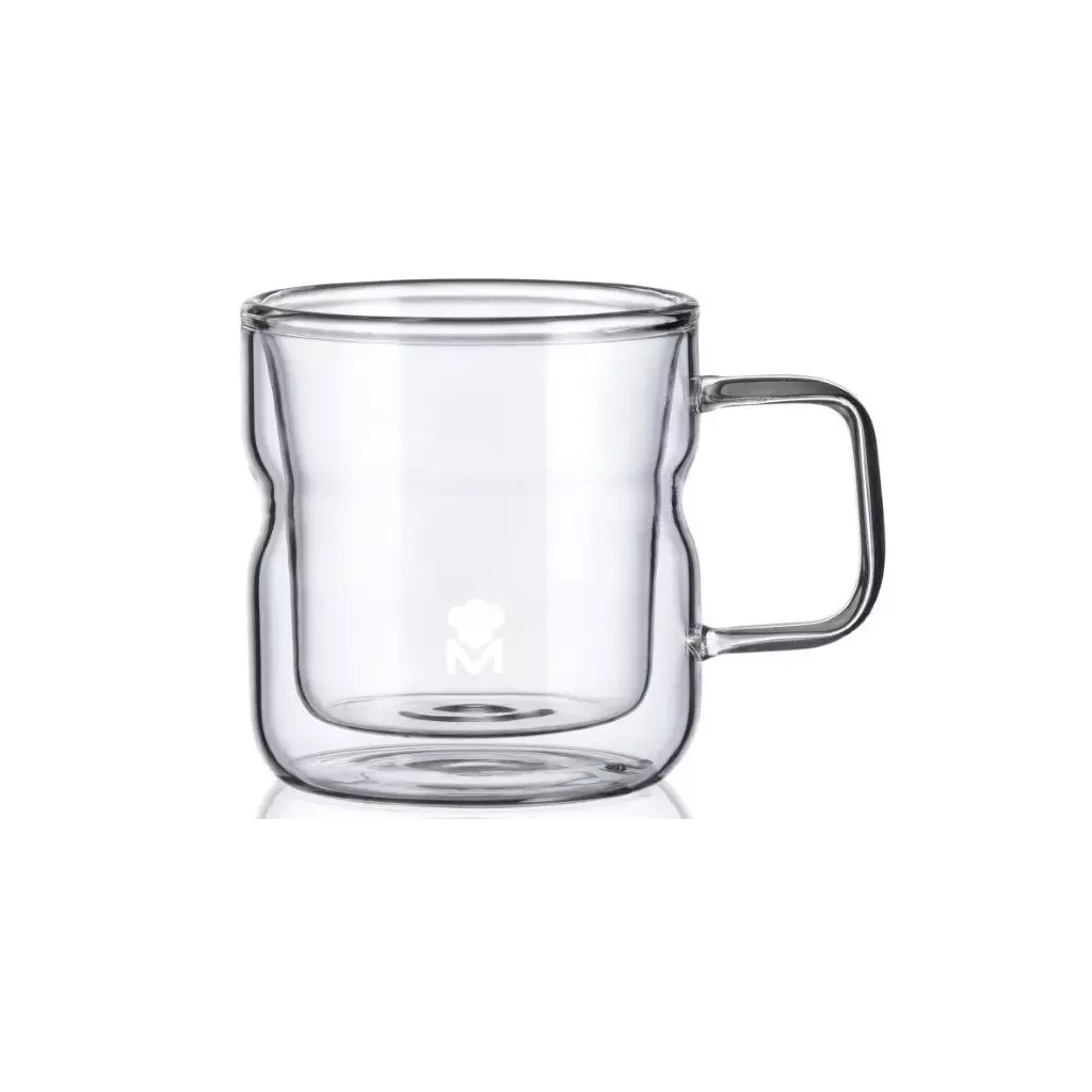 Набір чашок MasterPro Mixology з подвійними стінками 140 мл, 2 шт (BGMP-20208) - зображення 2