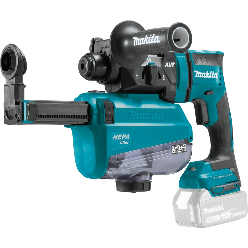 Перфоратор Makita DHR182ZWJ SDS-PLUS LXT, DX05, Makpac (DHR182ZWJ) - зображення 1