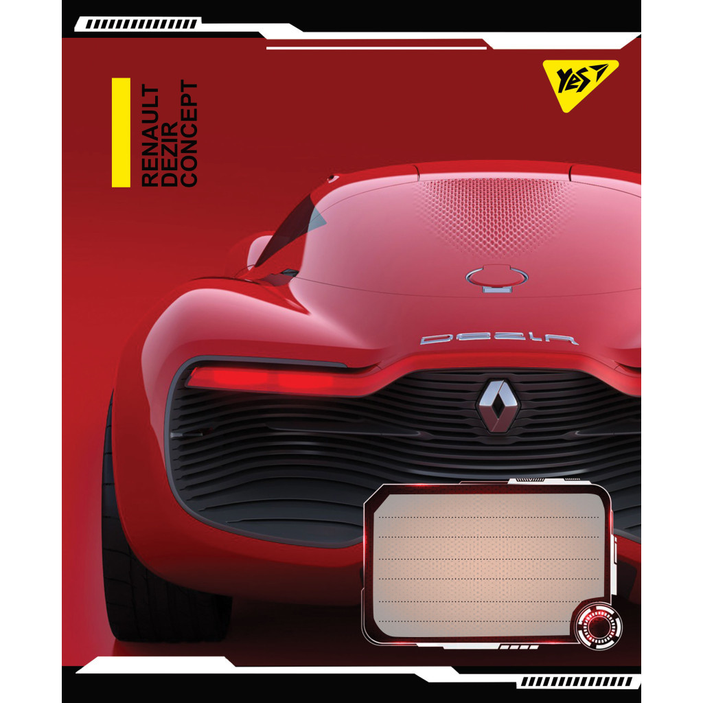 Зошит Yes А5 Dezir concept 48 аркушів, лінія (766457) - зображення 1