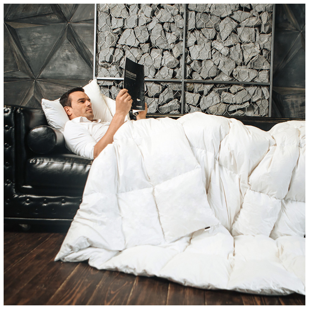 Ковдра MirSon пухова Luxury Exclusive 080 зима 220x240 см (2200005895191) - зображення 6