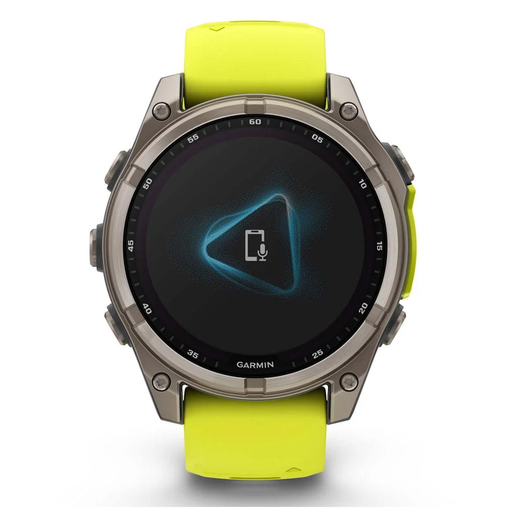 Смарт-годинник Garmin fenix 8 47mm,Saph Solar, BareTi/Graphite,AmpYe/GrphBnd (010-02906-21) - изображение 2