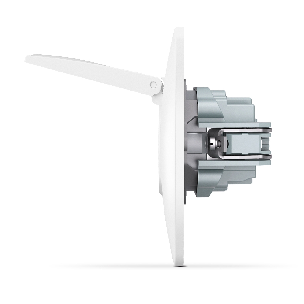 Розетка Videx BINERA 1ая із заземленням і кришкою (VF-BNSK) - изображение 3