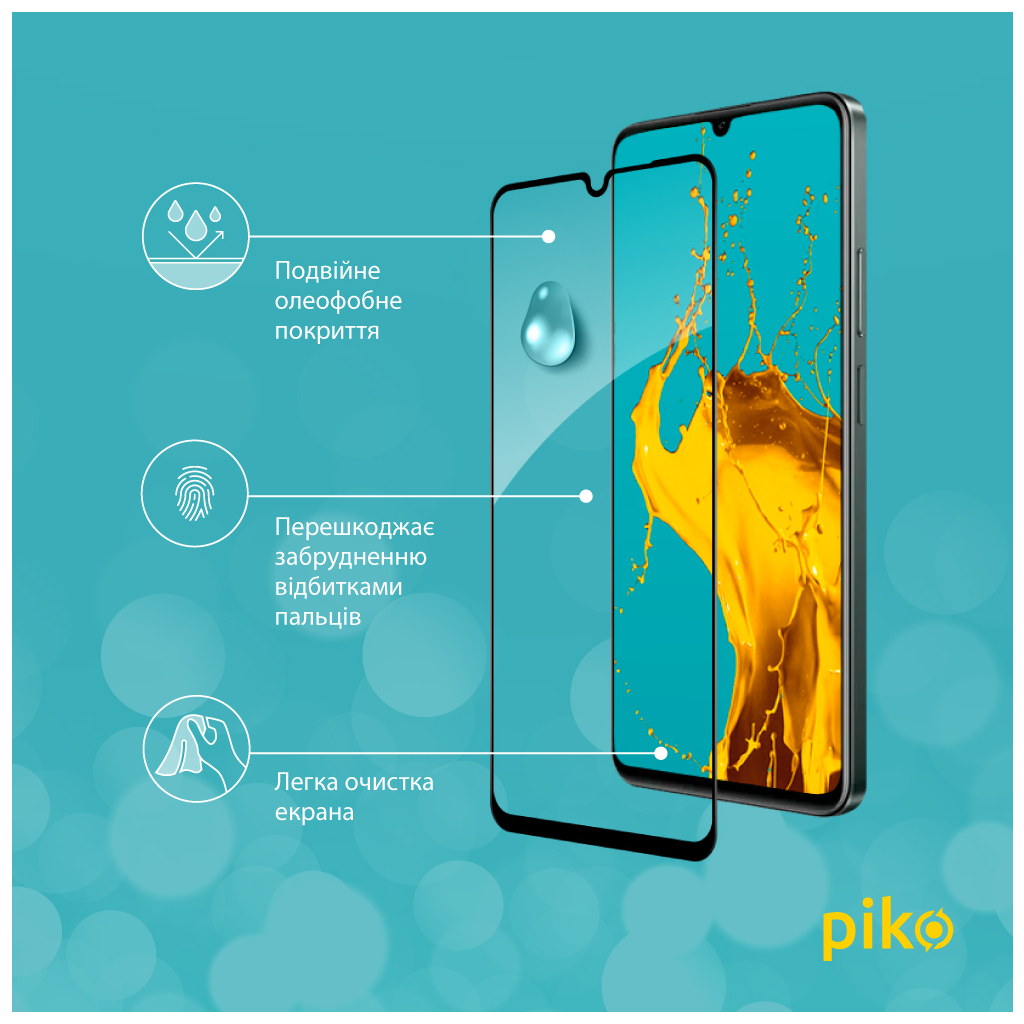 Скло захисне Piko Full Glue Realme C61 Black (1283126594069) - зображення 4