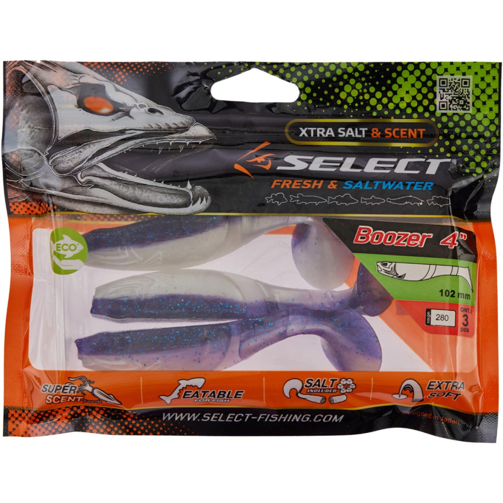 Силікон рибальський Select Boozer 4" 280 (3 шт/уп) (1870.71.59) - изображение 2