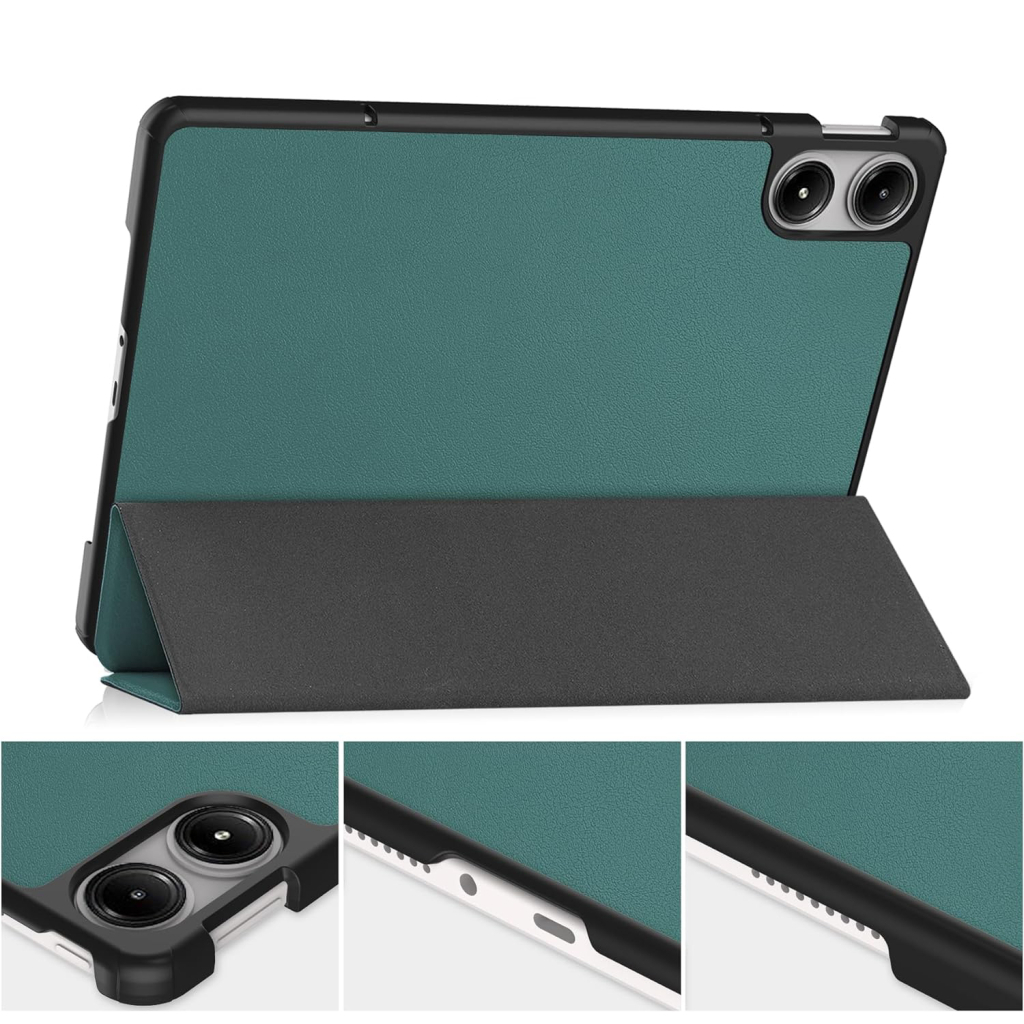 Чохол до планшета BeCover Smart Case Xiaomi Poco Pad 12.1" Dark Green (711561) - зображення 5