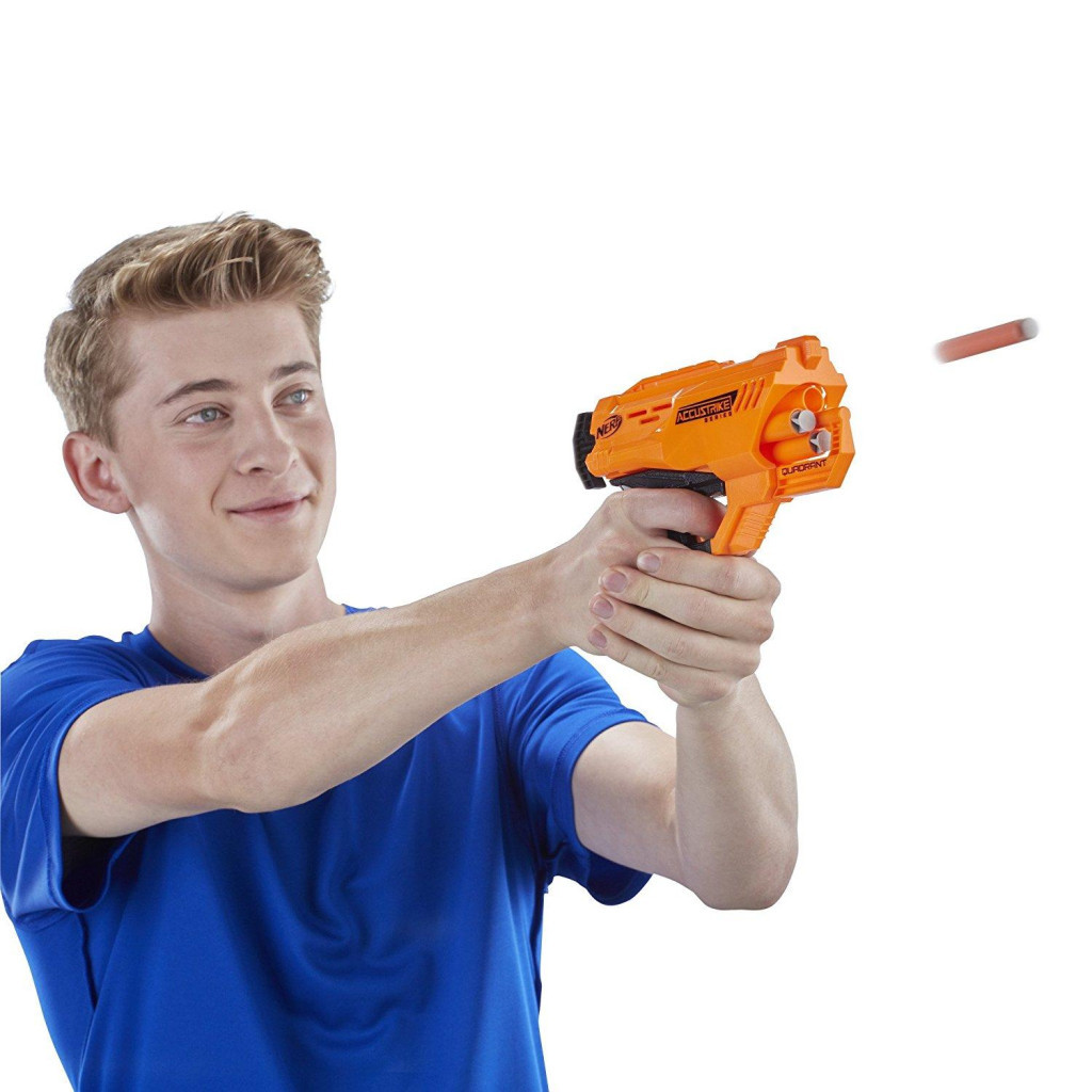 Іграшкова зброя Hasbro Nerf Elite AccuStrike Quadrant (E0012) - зображення 5