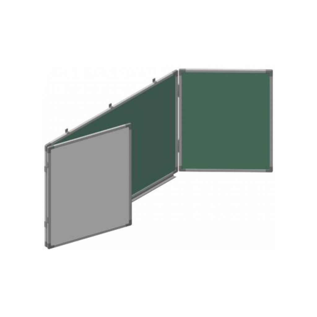 Шкільна дошка Sector крейдово-маркерна, магнітна 300 х 100 см (KM-3010) - зображення 1