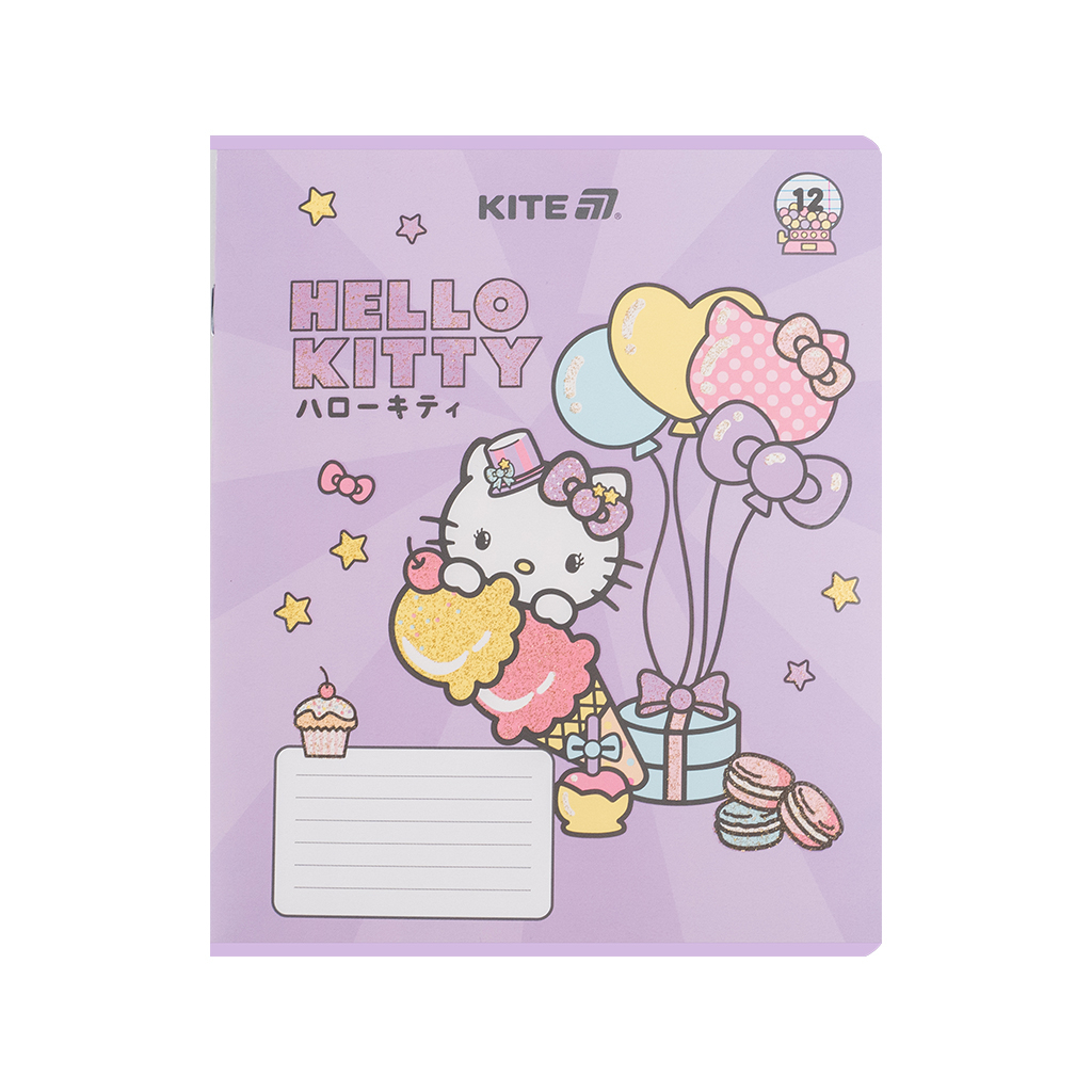Зошит Kite Hello Kitty, 12 аркушів, лінія (HK25-234-1) - зображення 4
