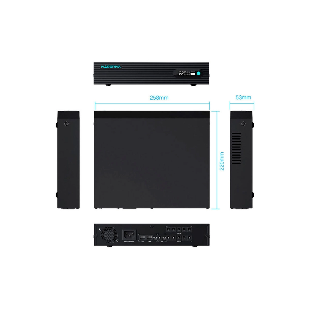 Пристрій безперебійного живлення Marsriva KP7 100W 76.8Wh (KP7) - зображення 6