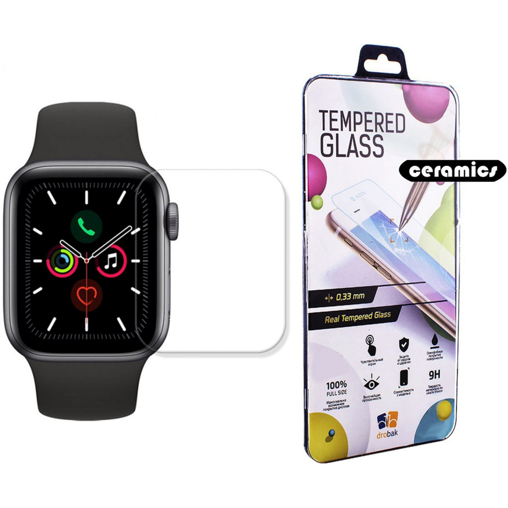 Плівка захисна Drobak Ceramics Apple Watch Series 5 40mm (2 шт) (313103) - зображення 1
